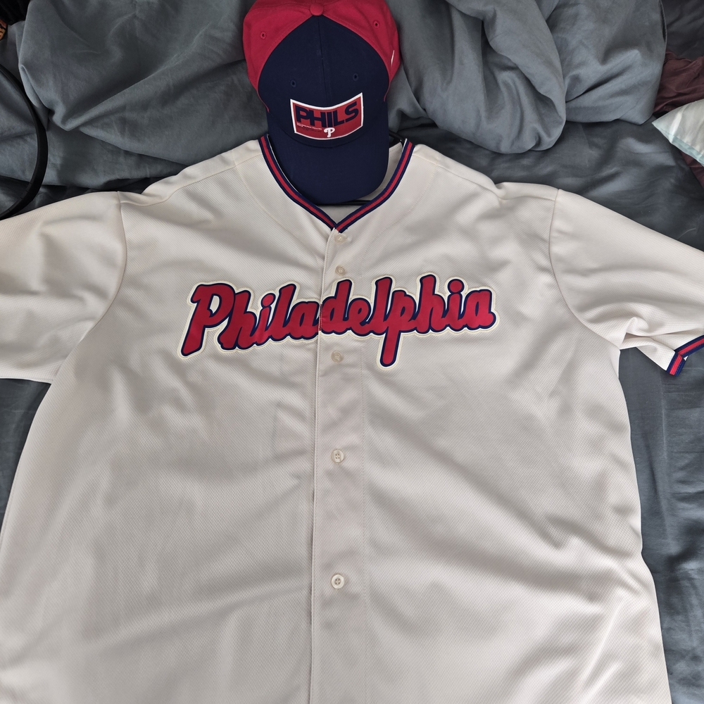 Philadelphia Baseball Jersey and Cap